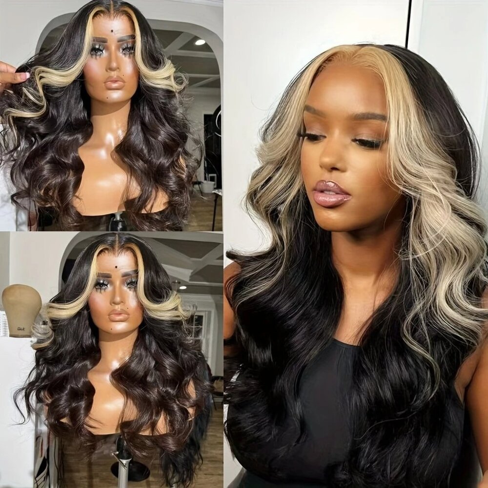 Ombre Blonde Body Wave Lace Front Wig – 13x4 | 200% Density | Glueless